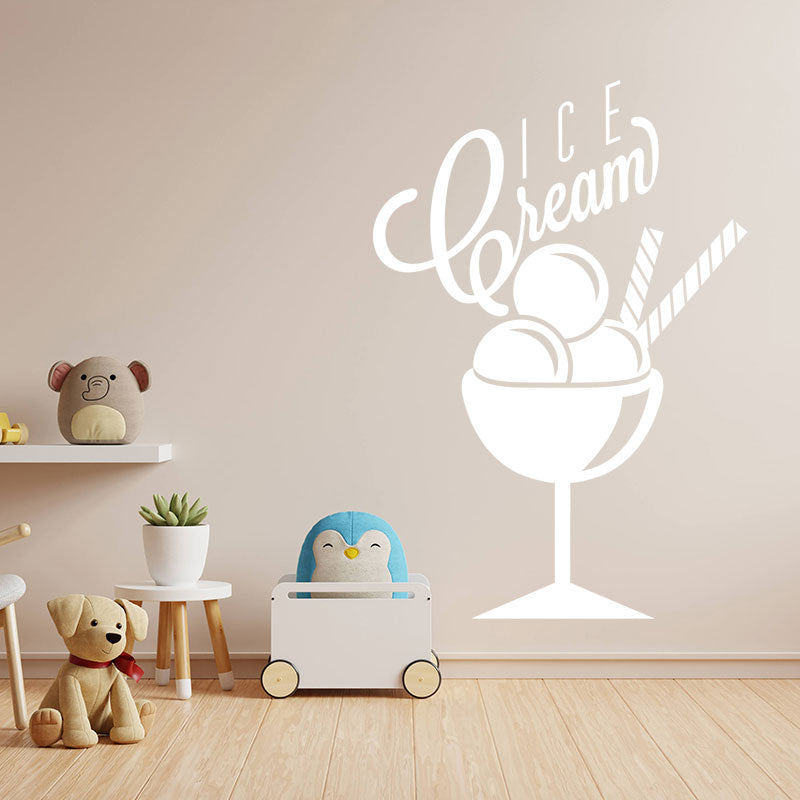 ice cream wall sticker