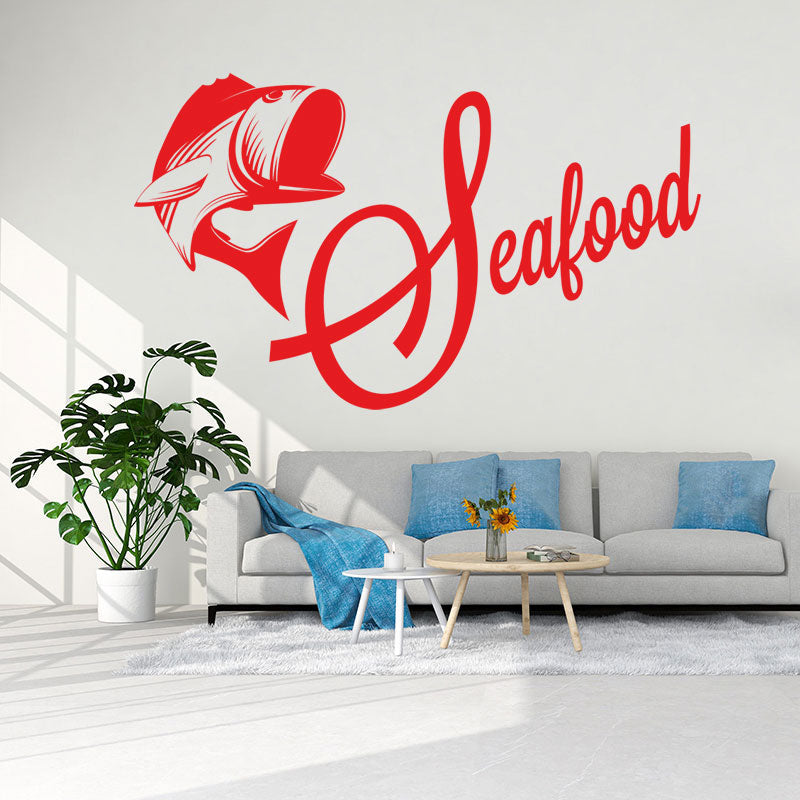 seafood coastal wall sticker