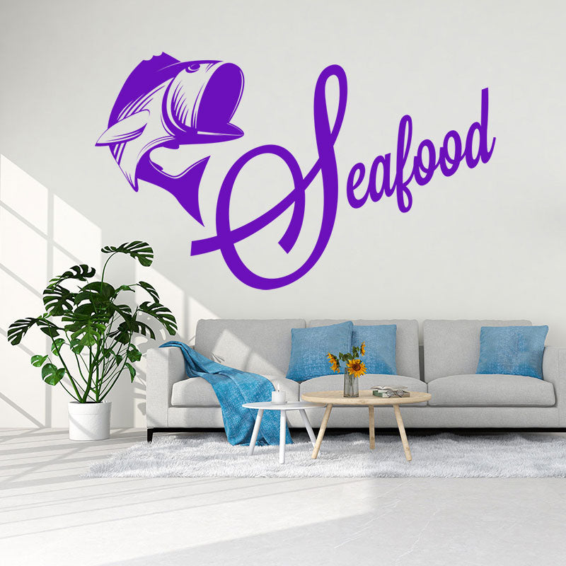 seafood coastal wall sticker