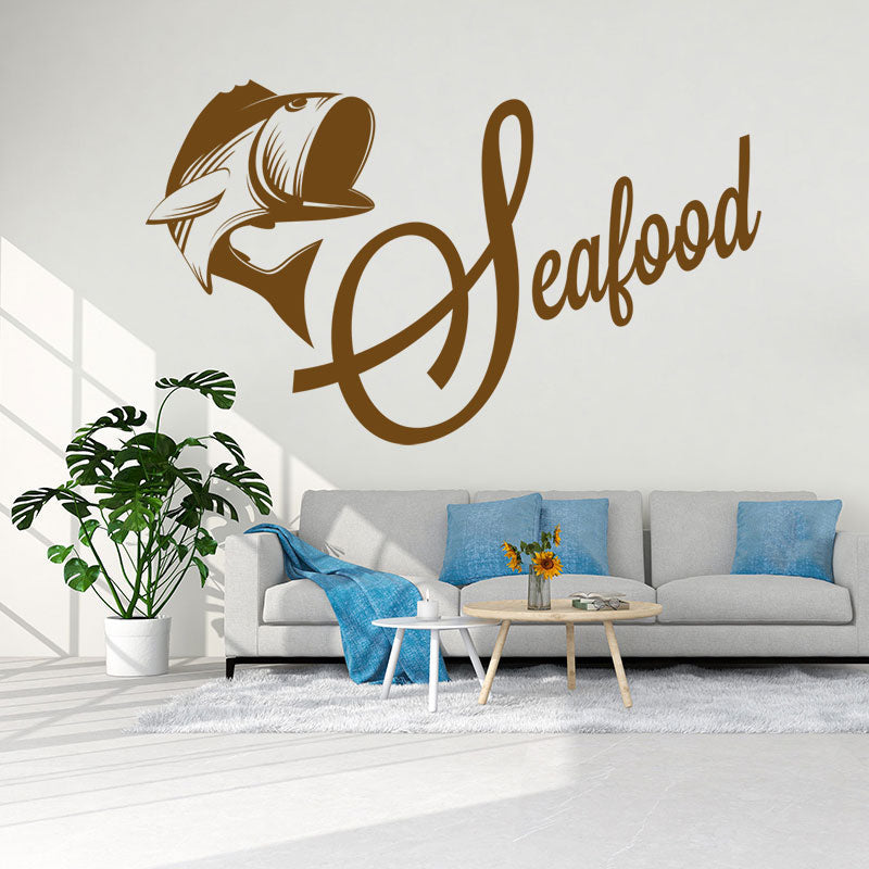 seafood coastal wall sticker