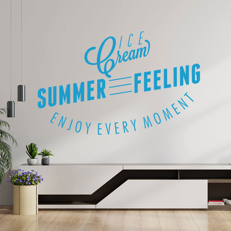 ice cream decal wall sticker