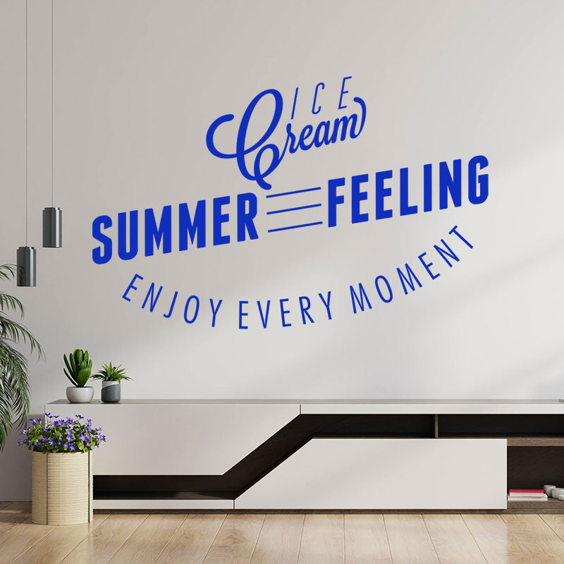 ice cream decal wall sticker