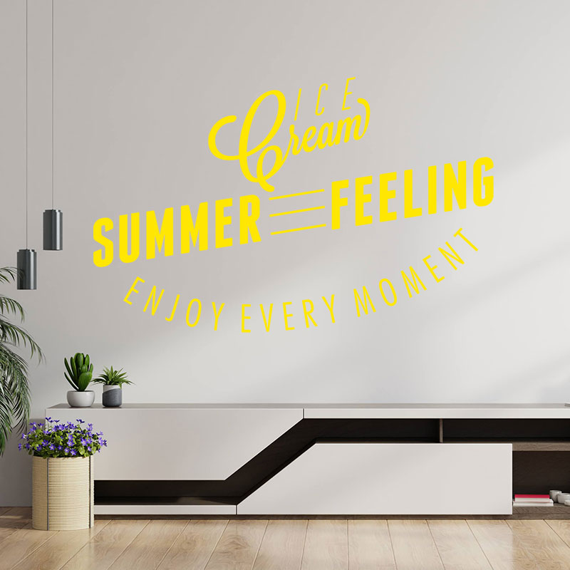ice cream decal wall sticker