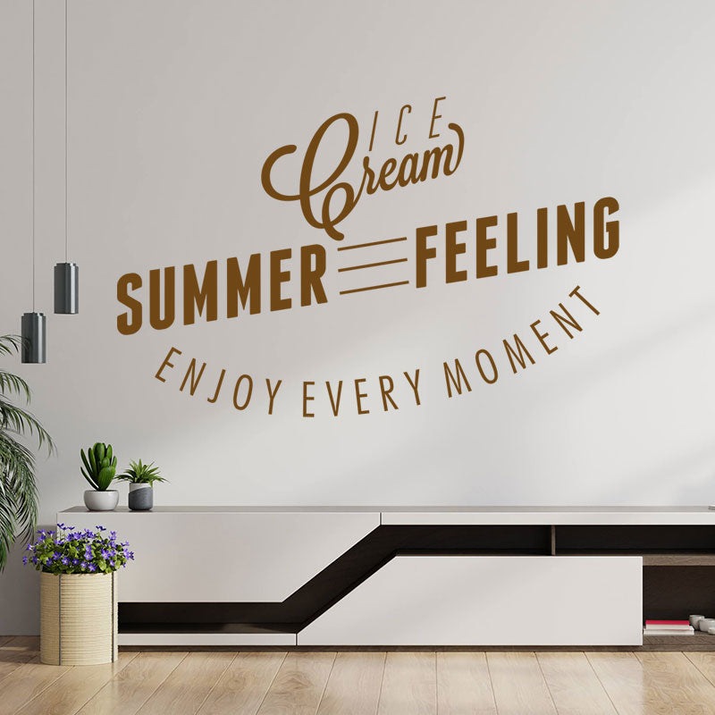 ice cream decal wall sticker