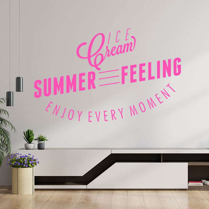 ice cream decal wall sticker