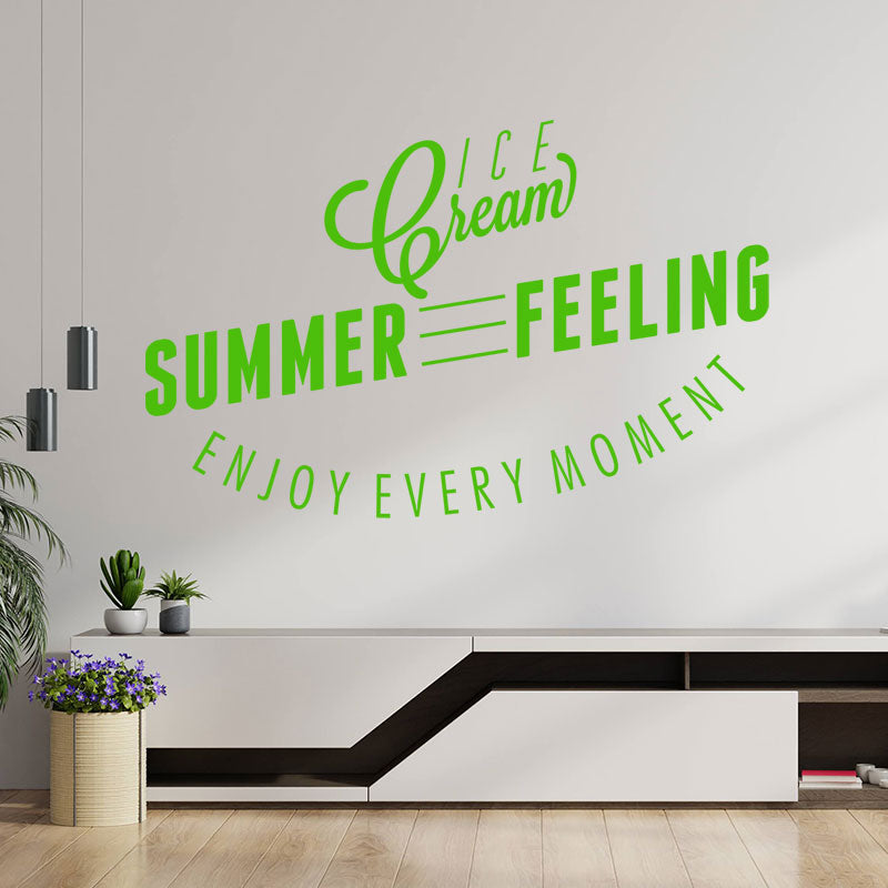 ice cream decal wall sticker