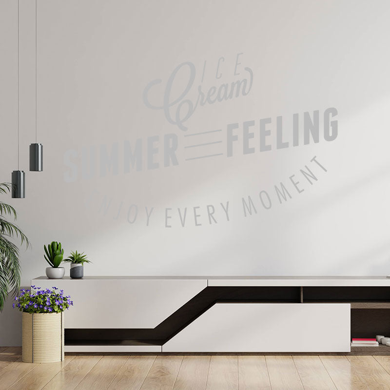ice cream decal wall sticker