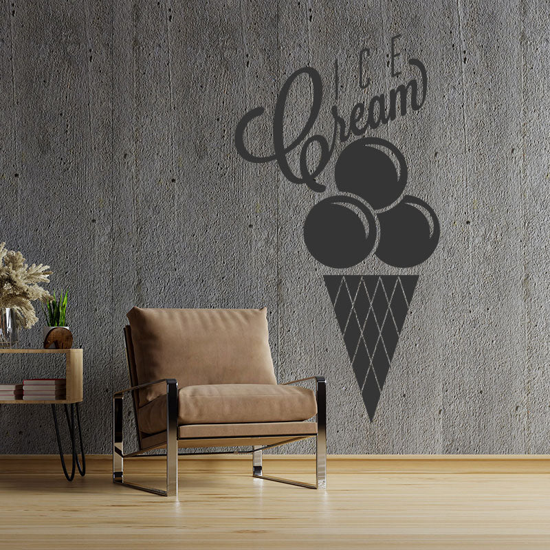 colourful ice cream wall sticker