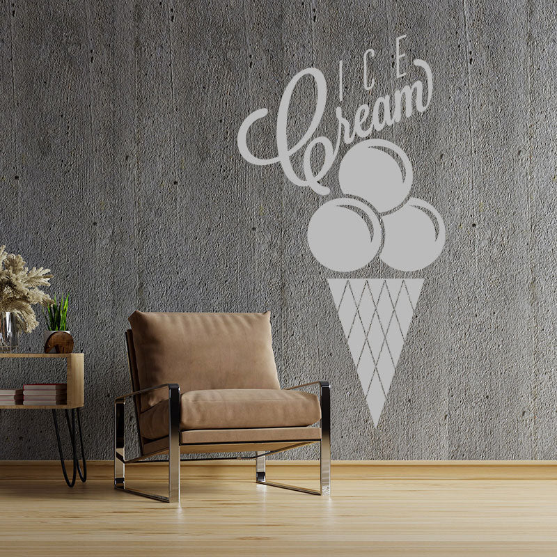 colourful ice cream wall sticker