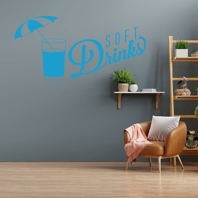 soft drinks wall sticker