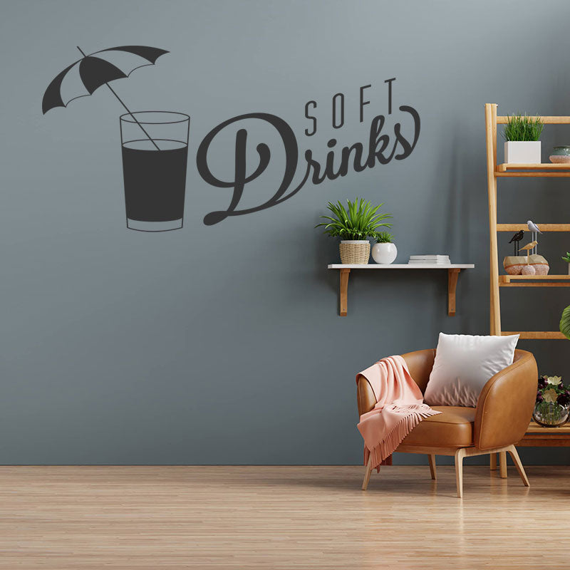 soft drinks wall sticker