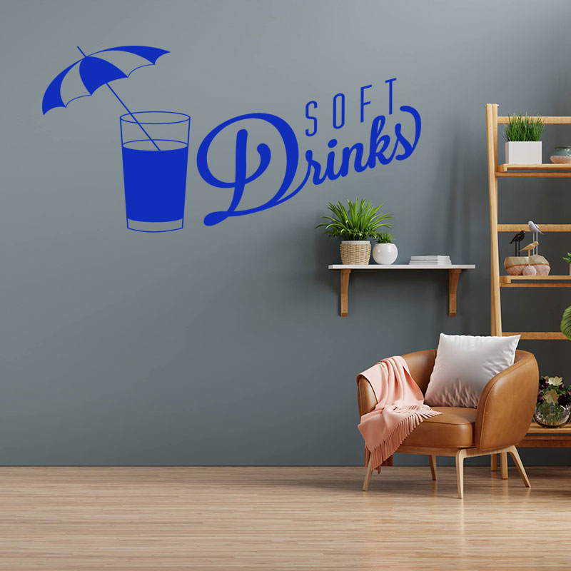 soft drinks wall sticker