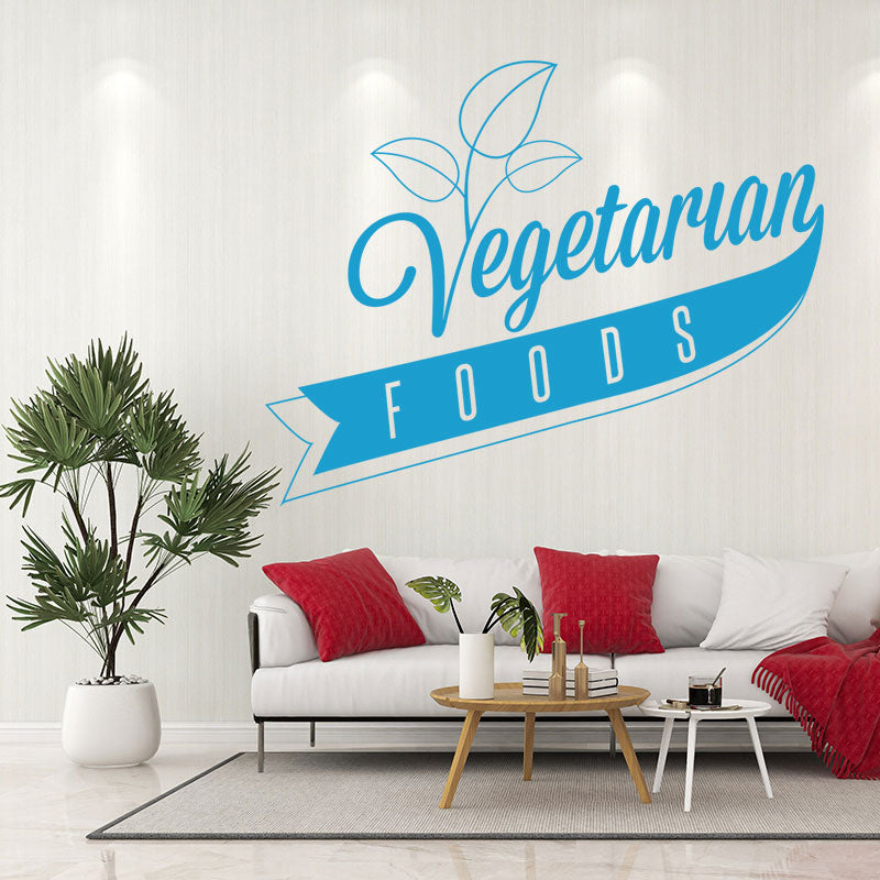 vegetarian food wall art sticker wall sticker