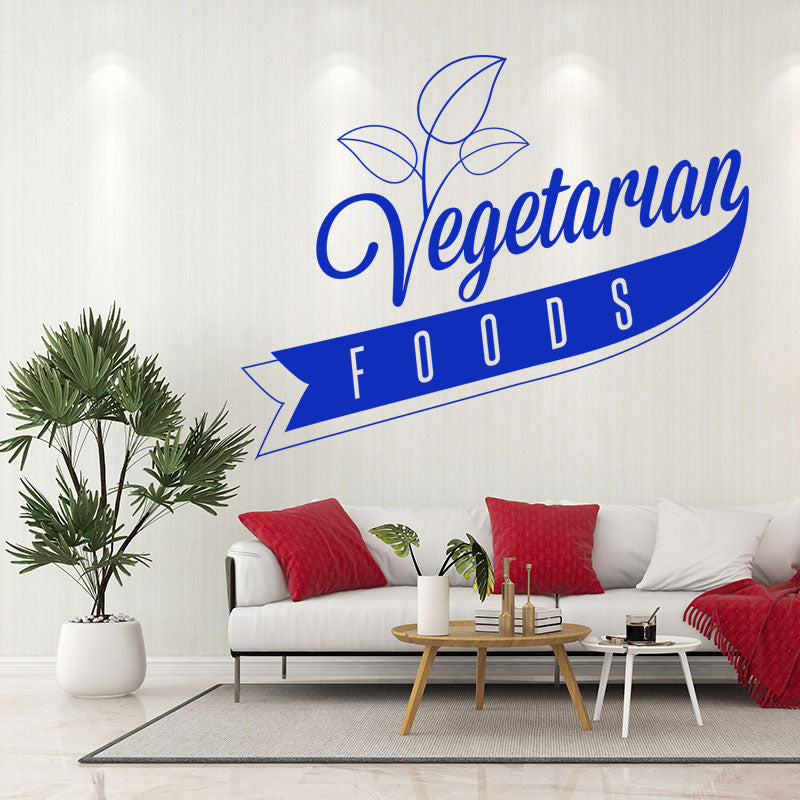 vegetarian food wall art sticker wall sticker