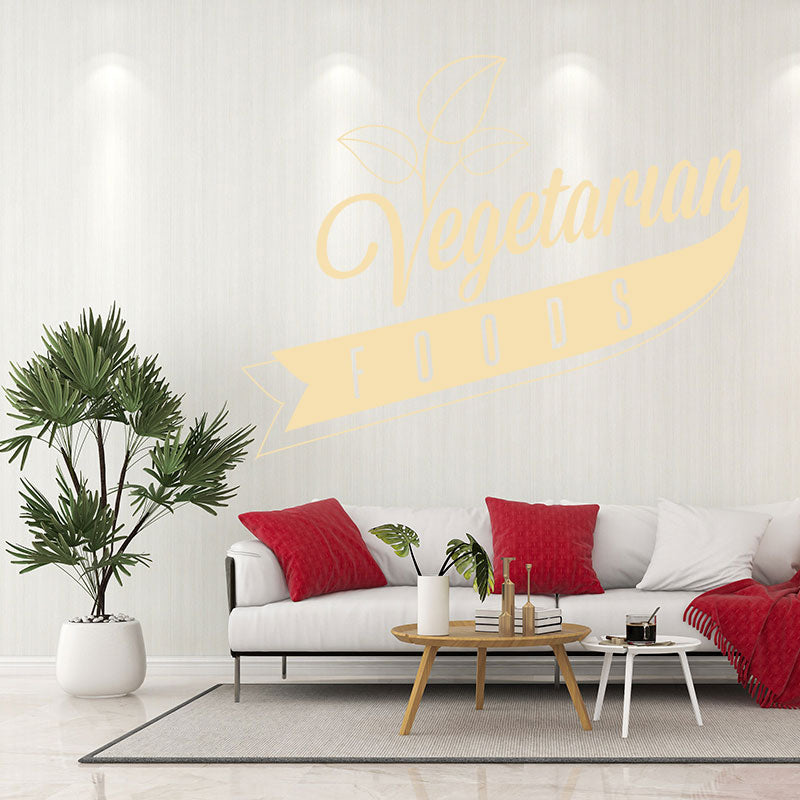vegetarian food wall art sticker wall sticker