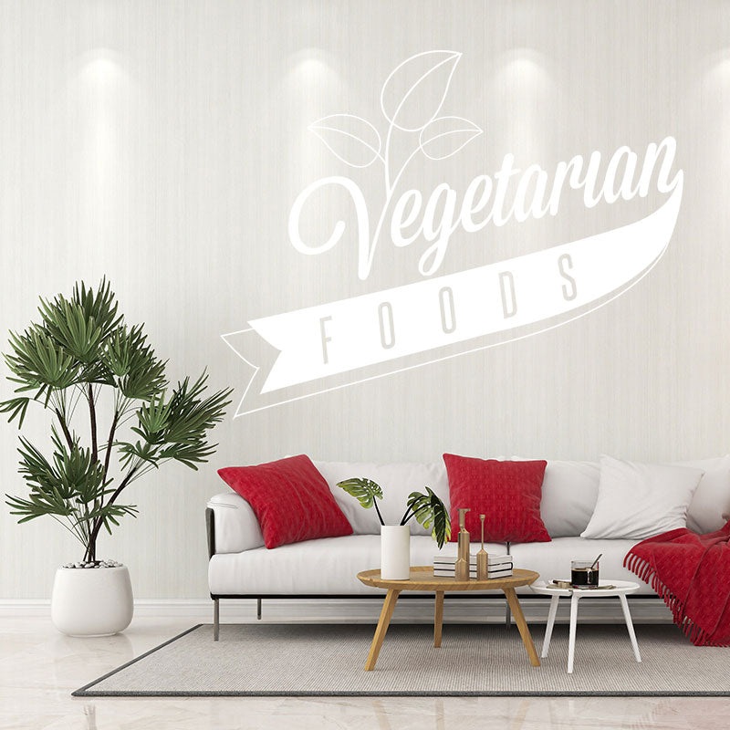 vegetarian food wall art sticker wall sticker