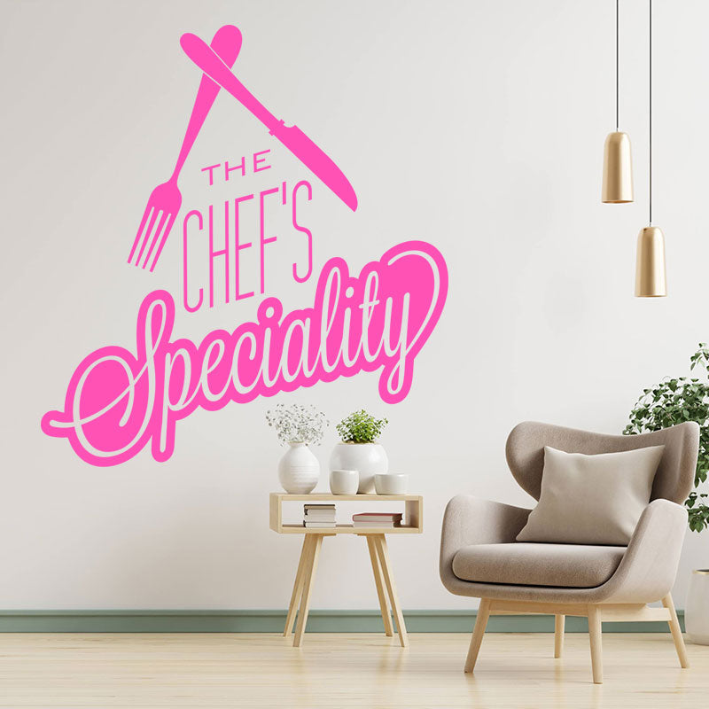 chef s speciality wall art sticker wall sticker
