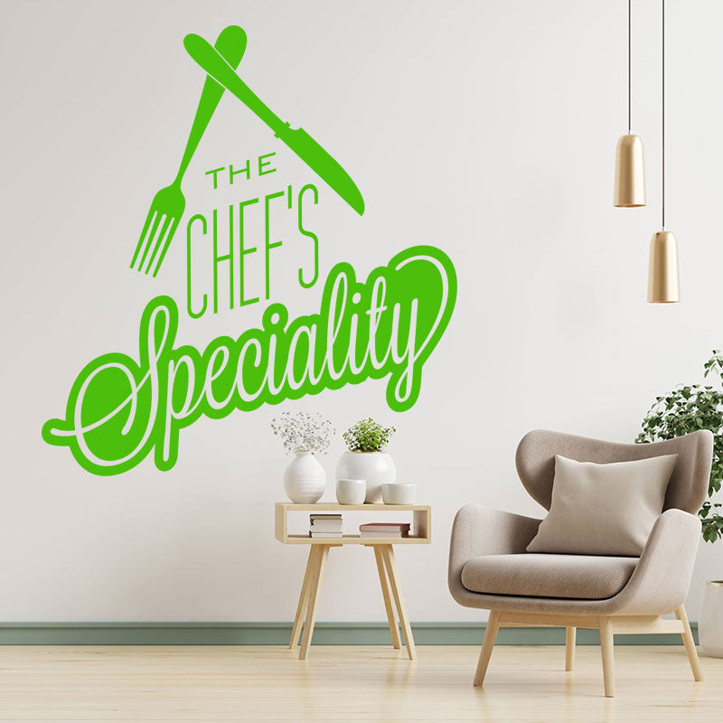 chef s speciality wall art sticker wall sticker