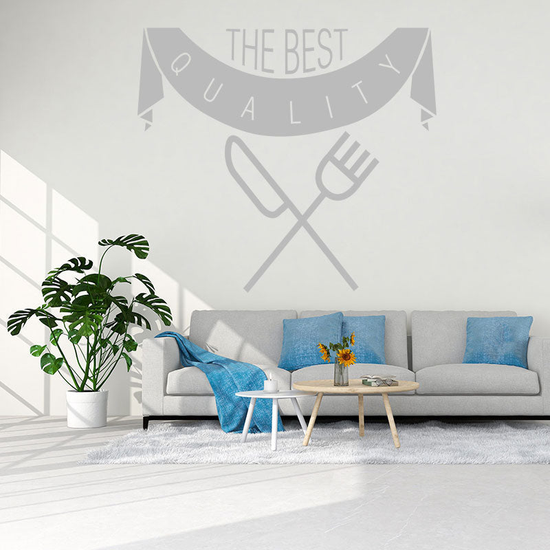 restaurant catering wall art sticker wall sticker