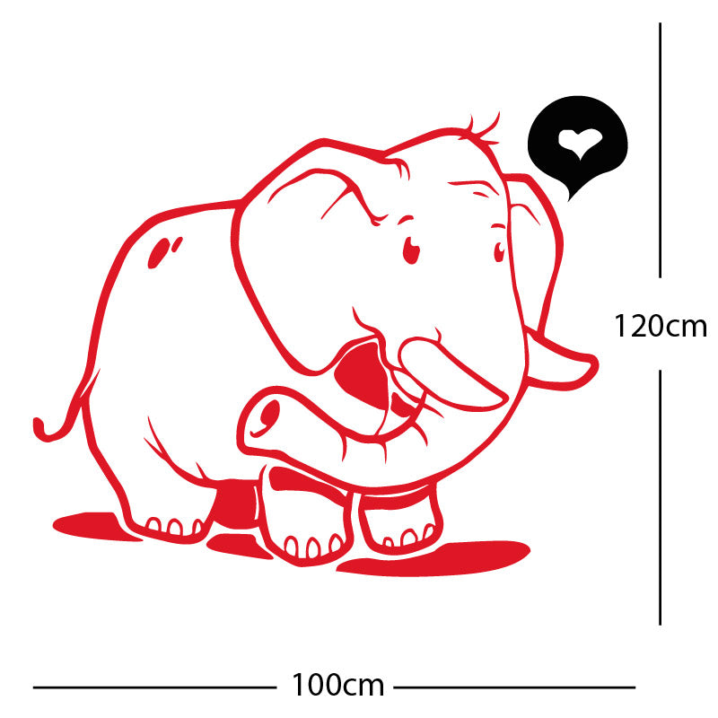 elephant wall sticker