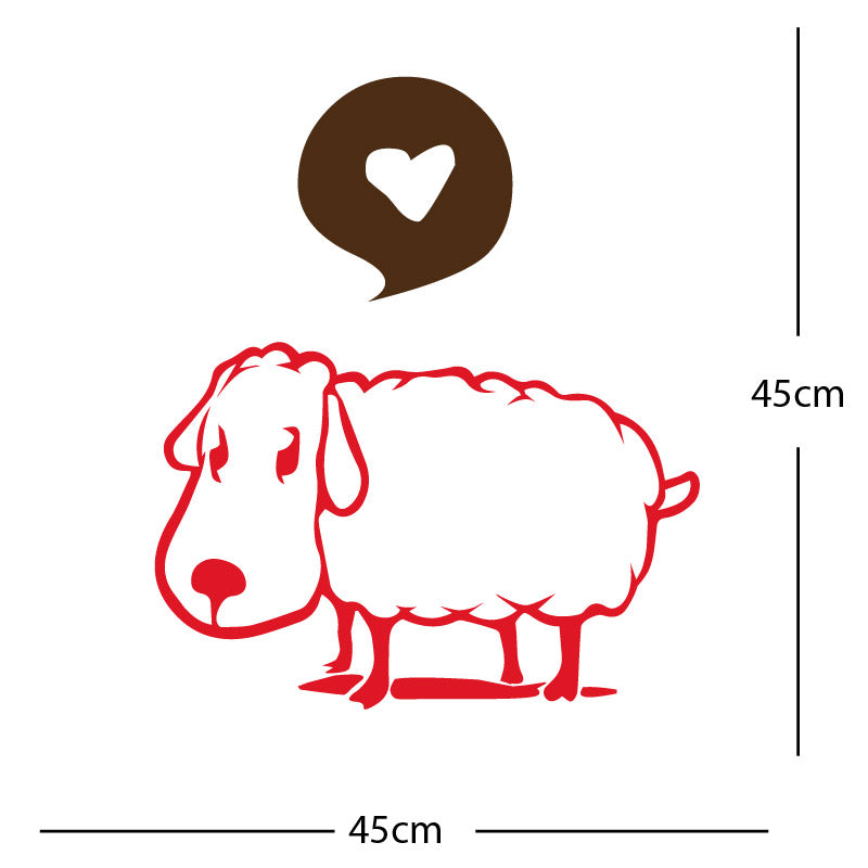 sheep wall sticker