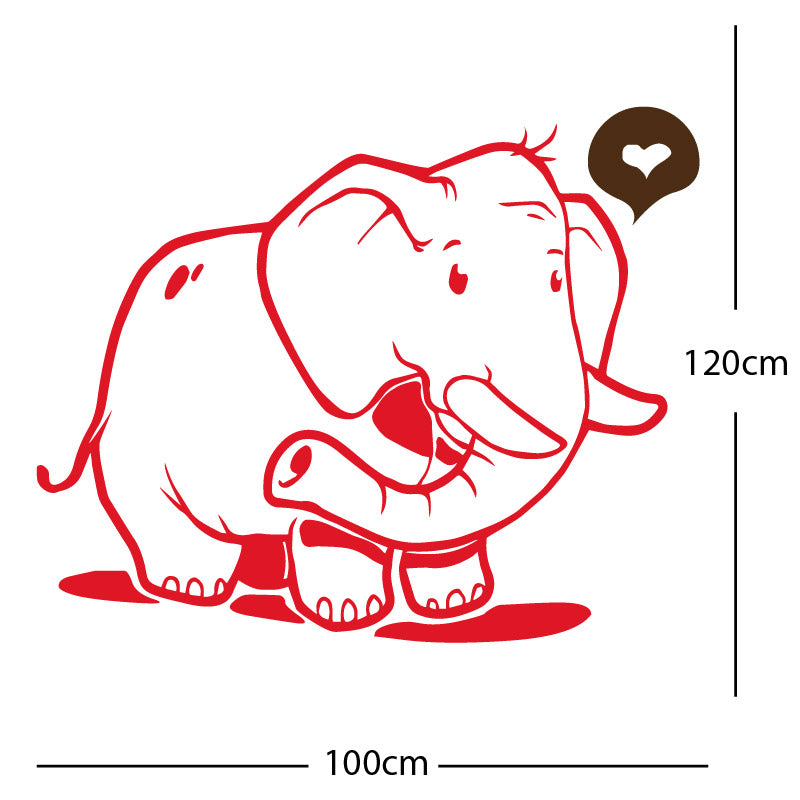 elephant wall sticker