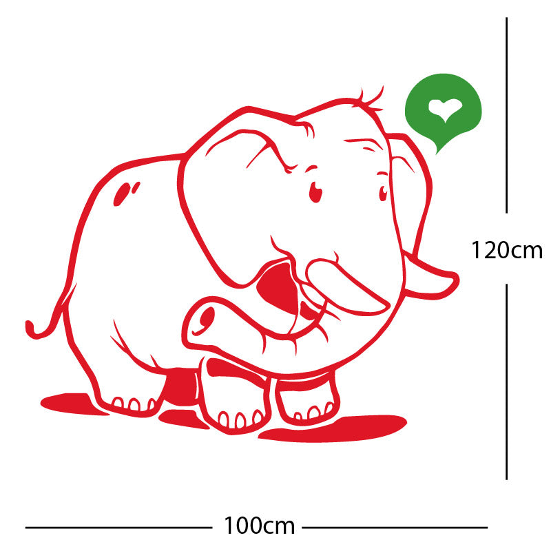 elephant wall sticker