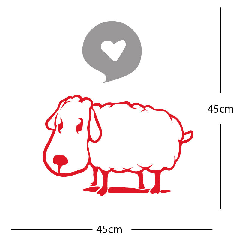 sheep wall sticker