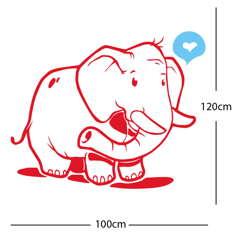 elephant wall sticker