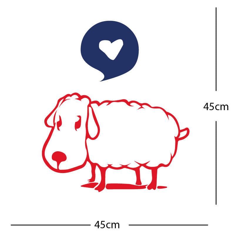 sheep wall sticker