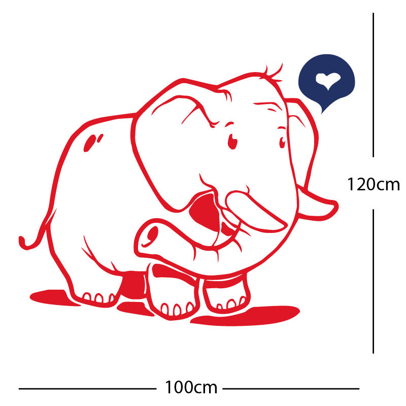 elephant wall sticker