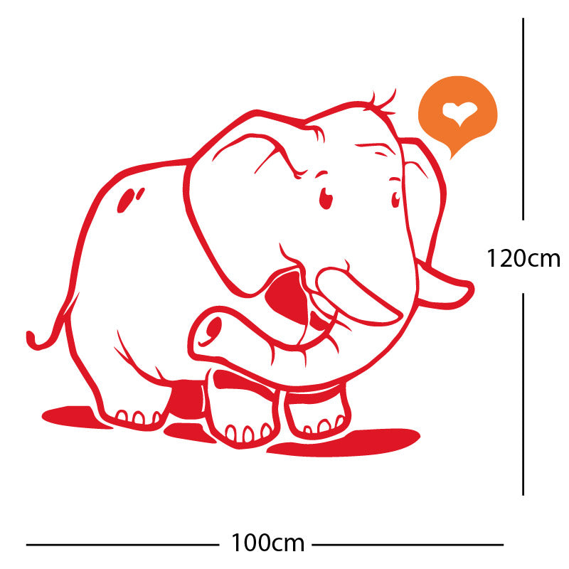 elephant wall sticker