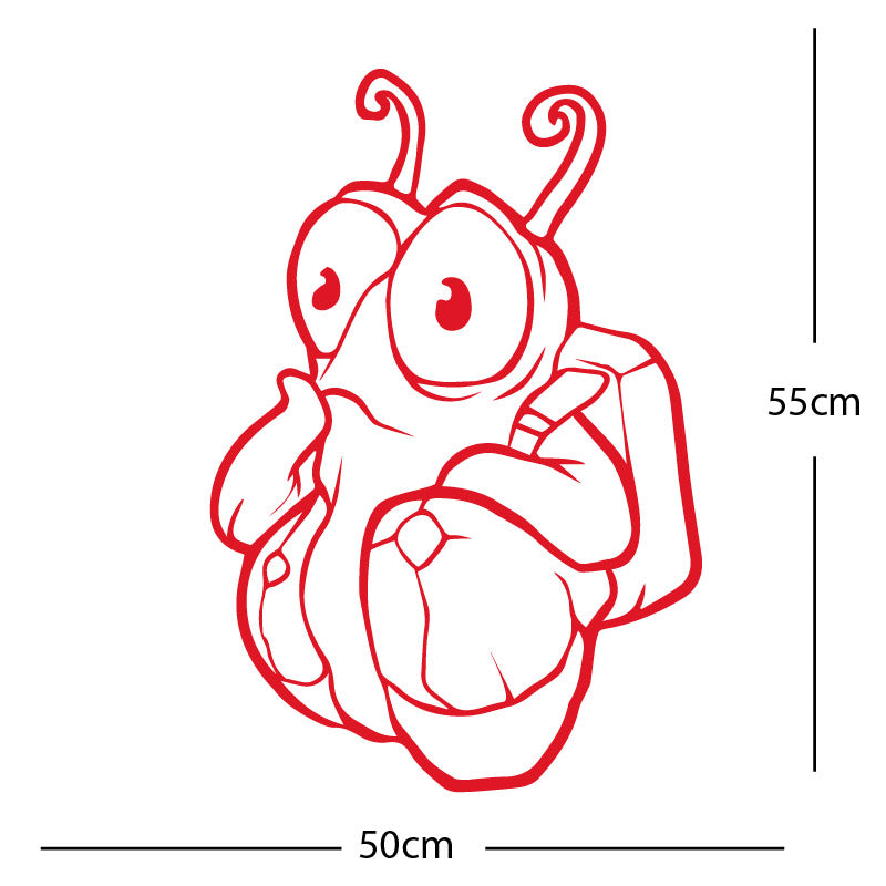 alien space theme wall sticker