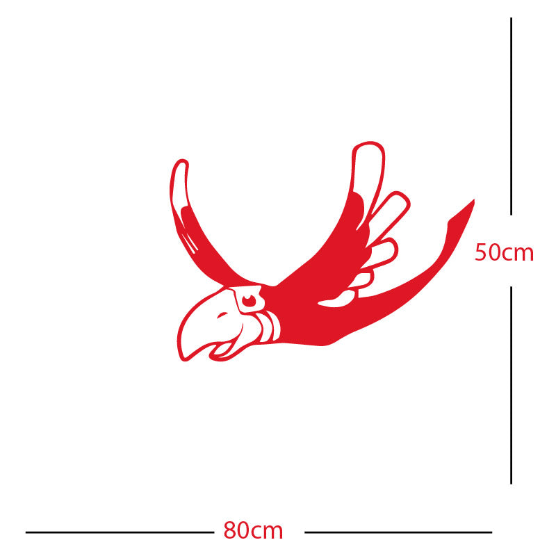 parrot pirate theme wall sticker