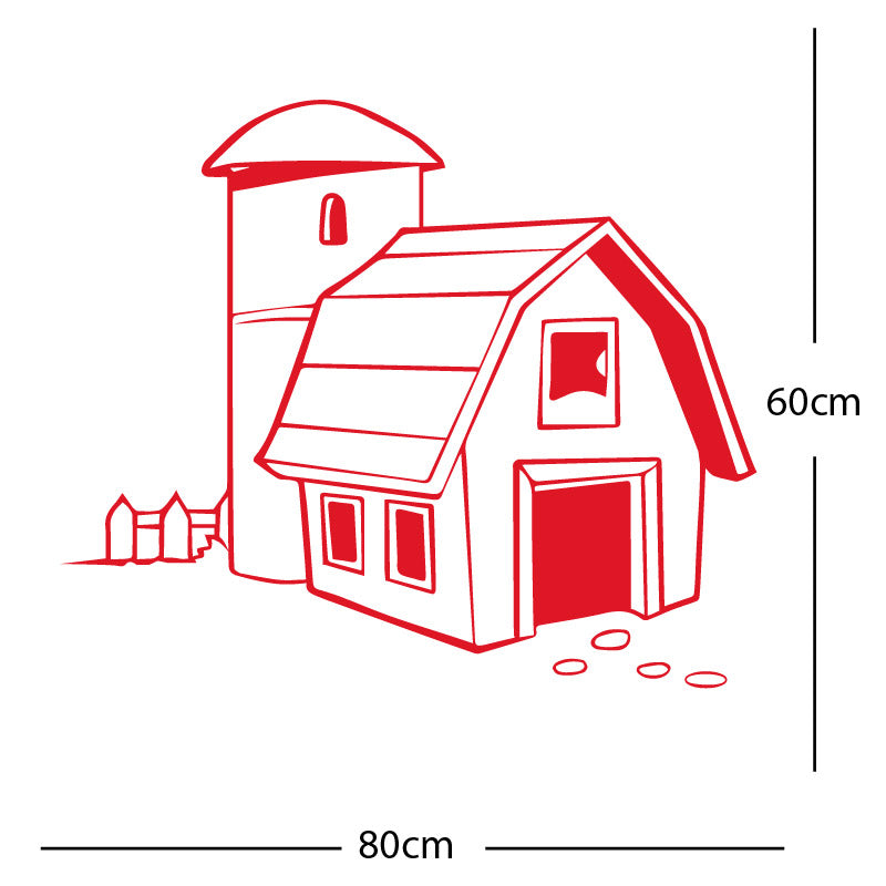 barn farmyard wall sticker