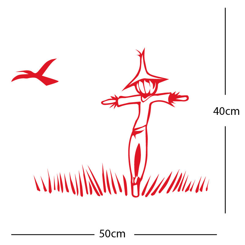 scarecrow wall art sticker wall sticker