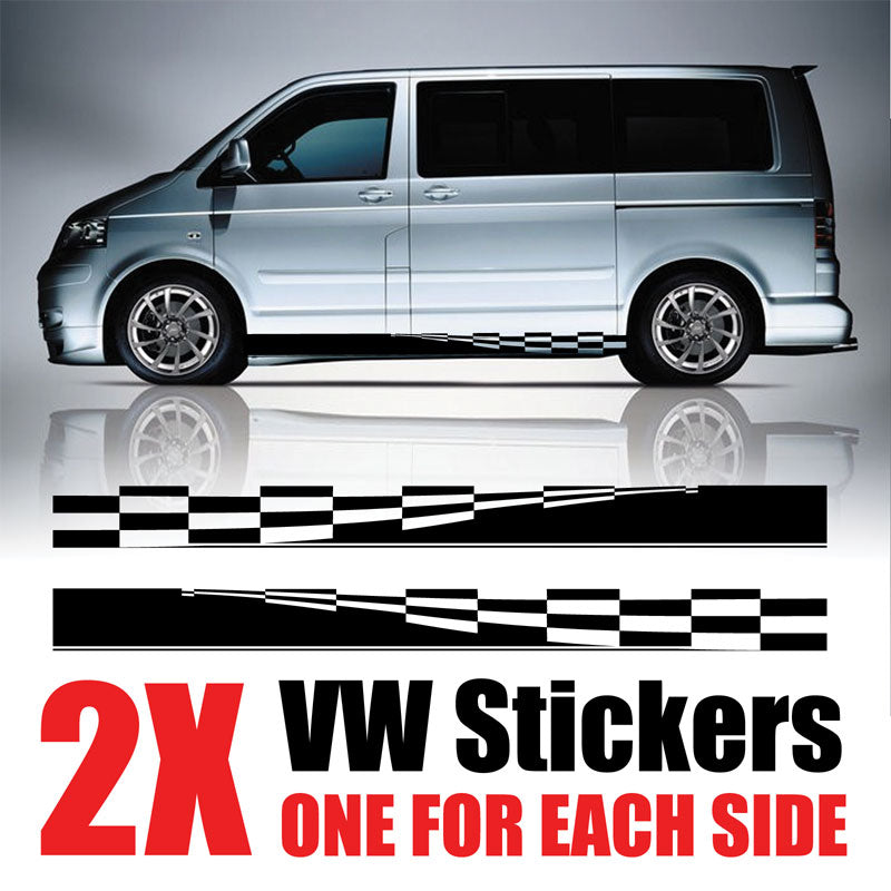 vw transporter custom stripe package