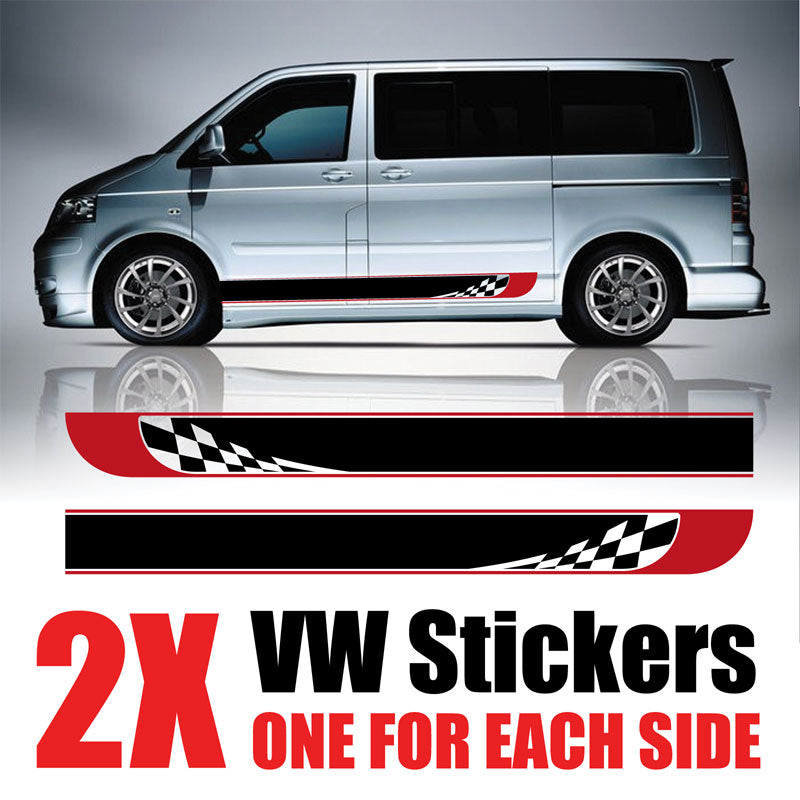 vw transporter van custom graphic