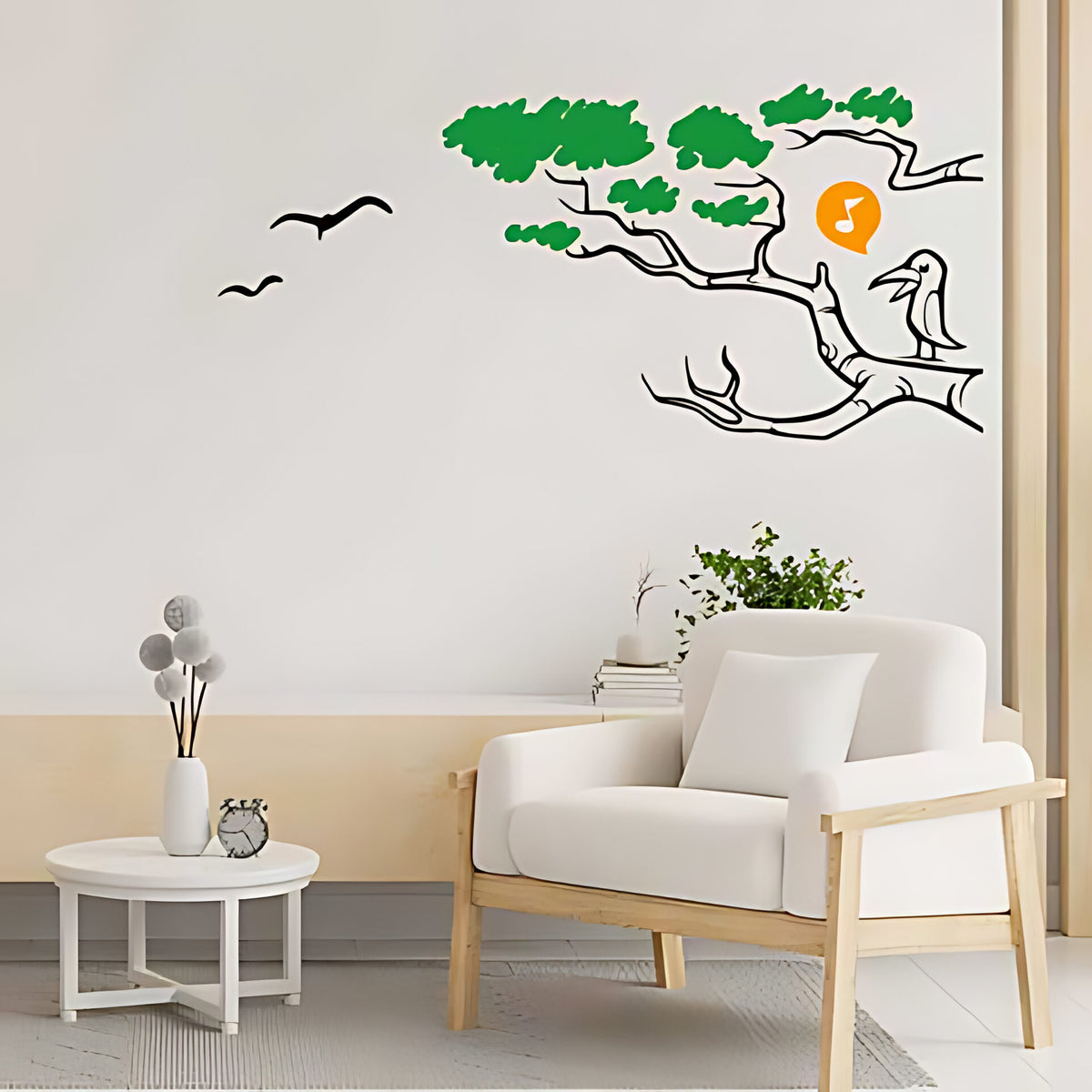 Safari Tree Branch Nursery Wall Sticker