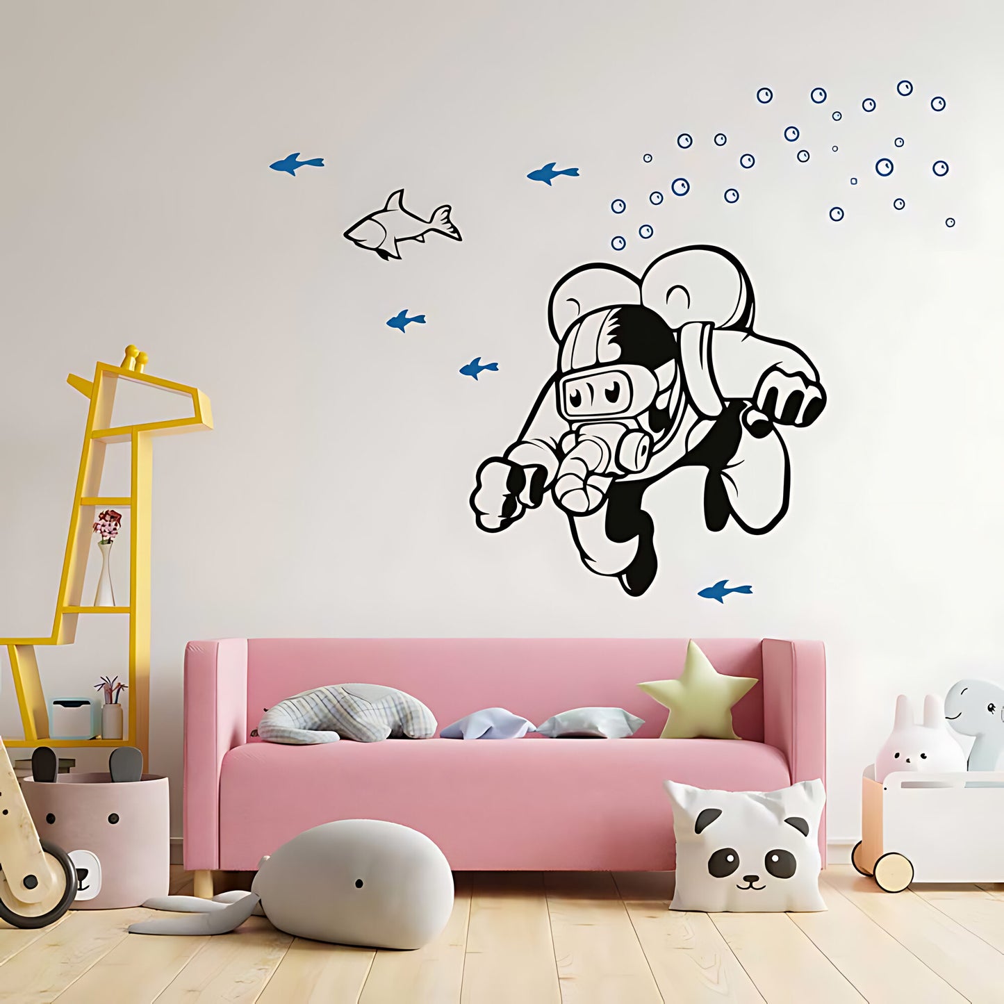 Deep Sea Diver Nursery Wall Sticker
