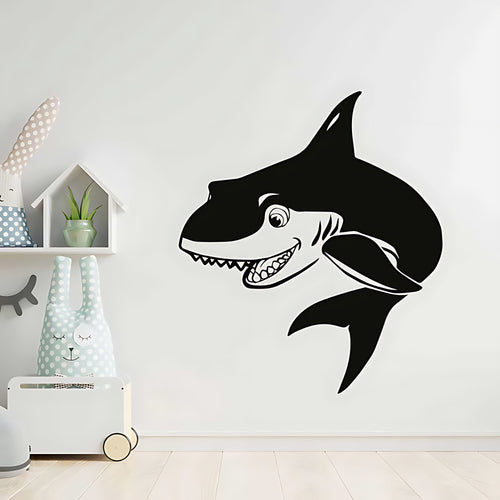 Smiling Shark Nursery Wall Sticker