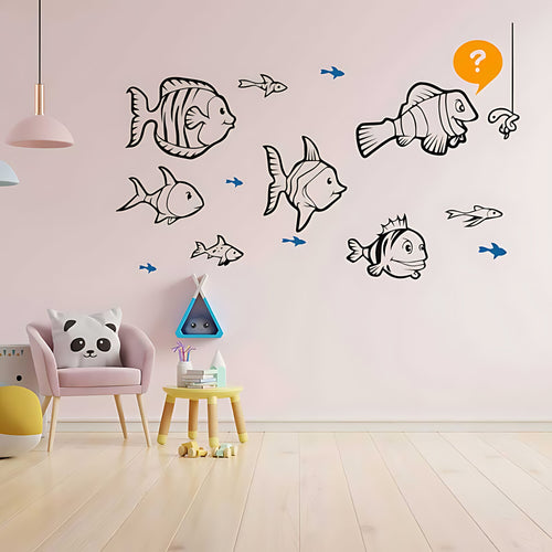 Tropical Fish Nursery Wall Sticker Set