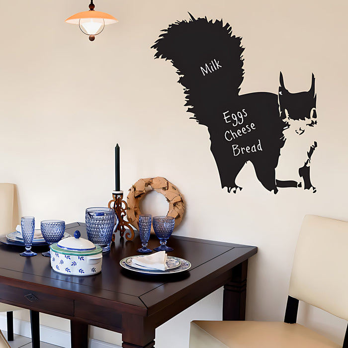 Squirrel Kids' Chalkboard Wall Decals - Whimsical Design