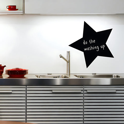 Star Chalkboard Wall Sticker for Kids Rooms & Kitchens
