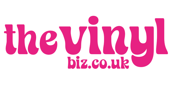 the vinyl biz logo stretched