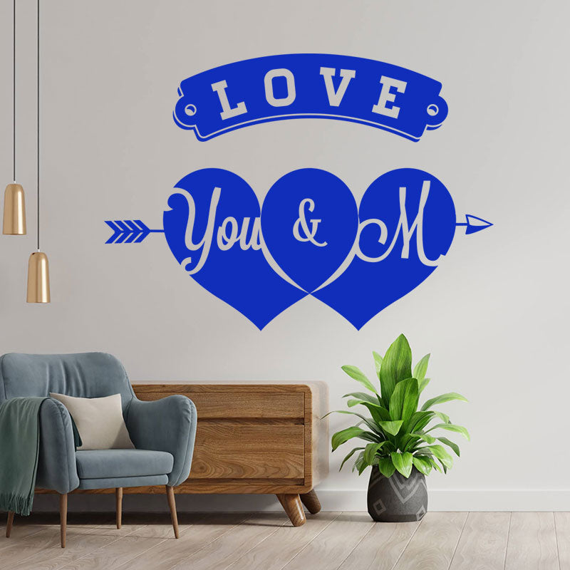 shop front valentine s day heart wall sticker