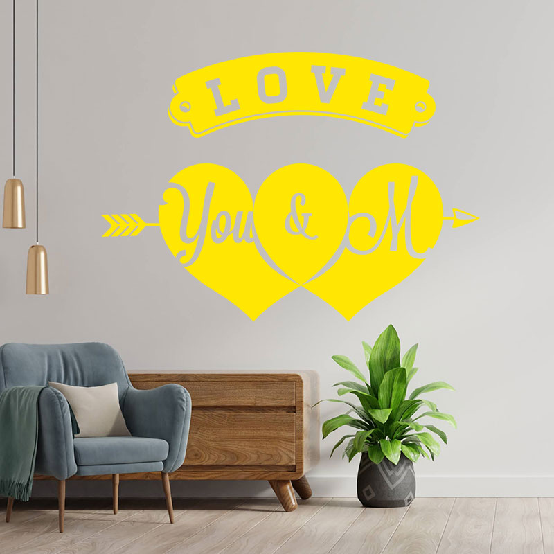 shop front valentine s day heart wall sticker