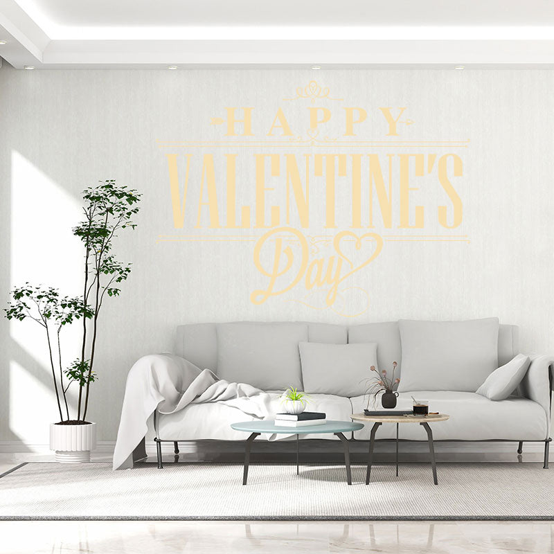 romantic valentine s day heart stickers wall sticker