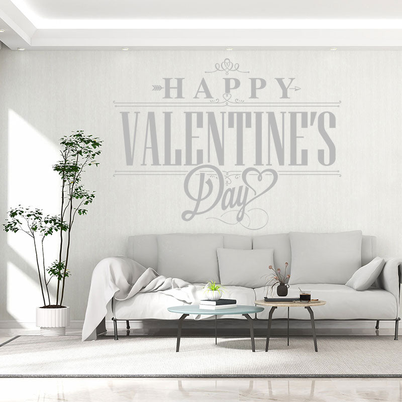 romantic valentine s day heart stickers wall sticker