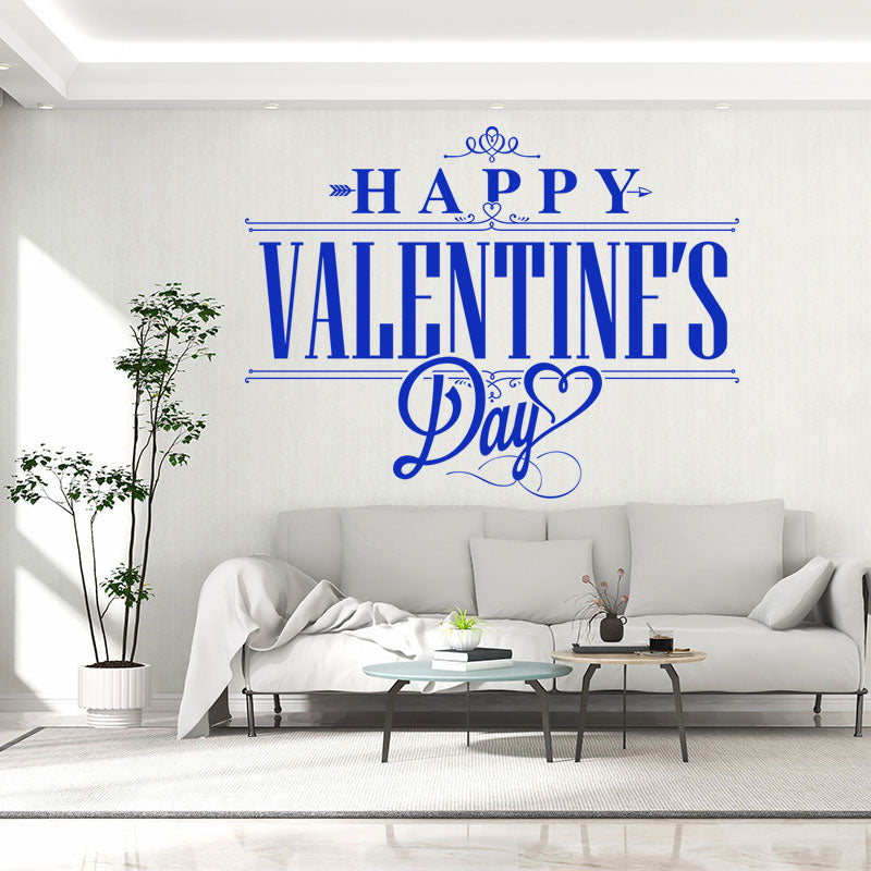 romantic valentine s day heart stickers wall sticker